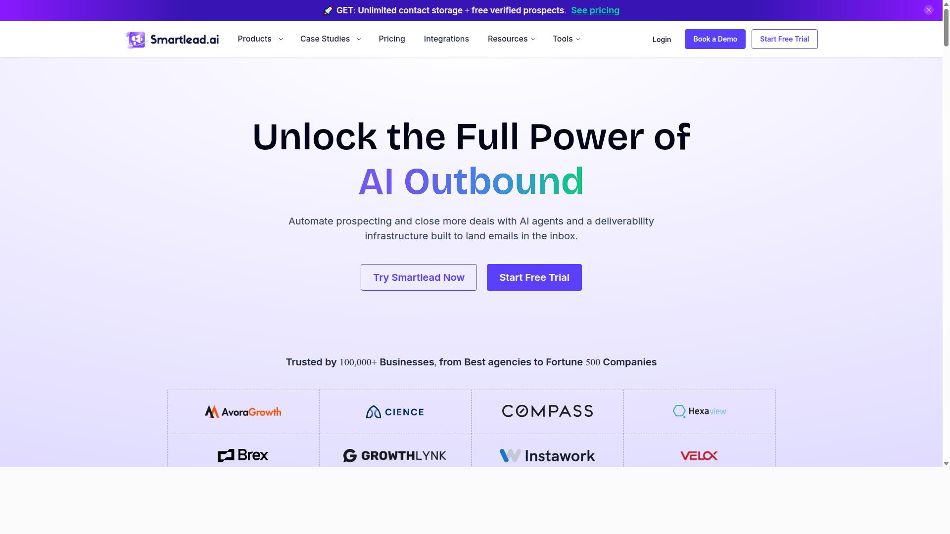 Smartlead.ai website