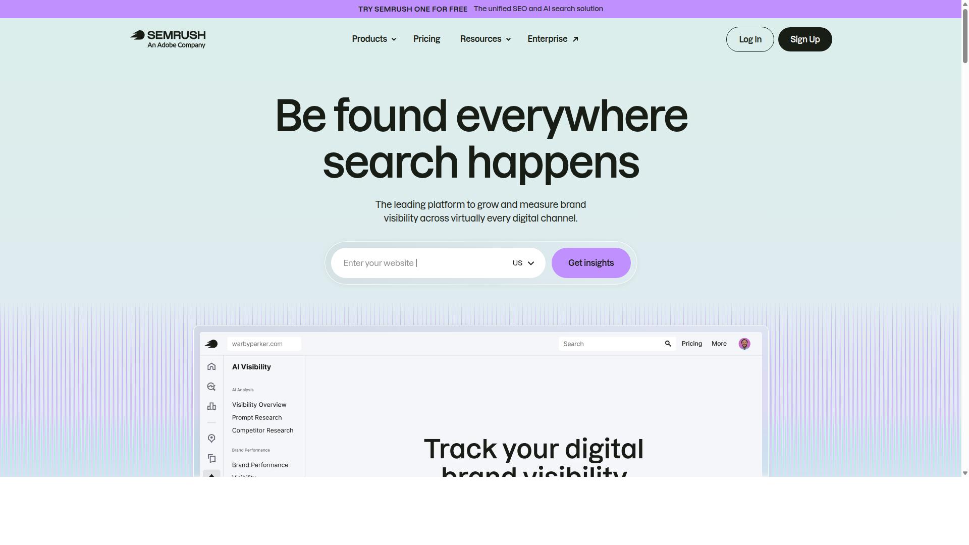 Semrush ContentShake AI website