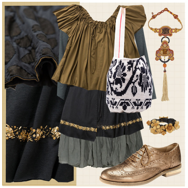 Gold and Grey mood board